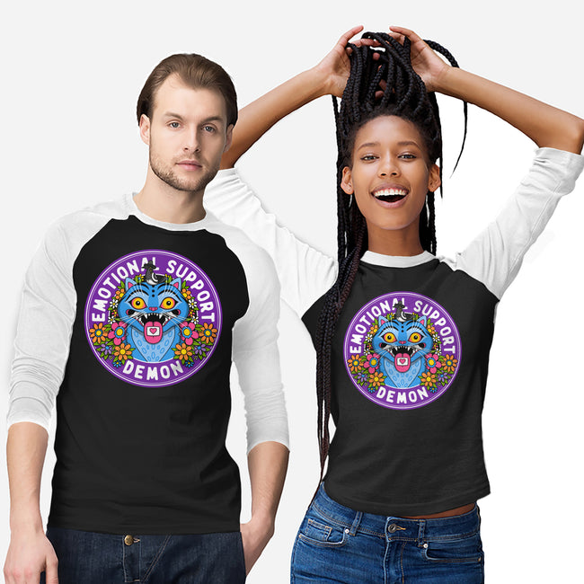 My Emotional Support Demon-Unisex-Baseball-Tee-drbutler