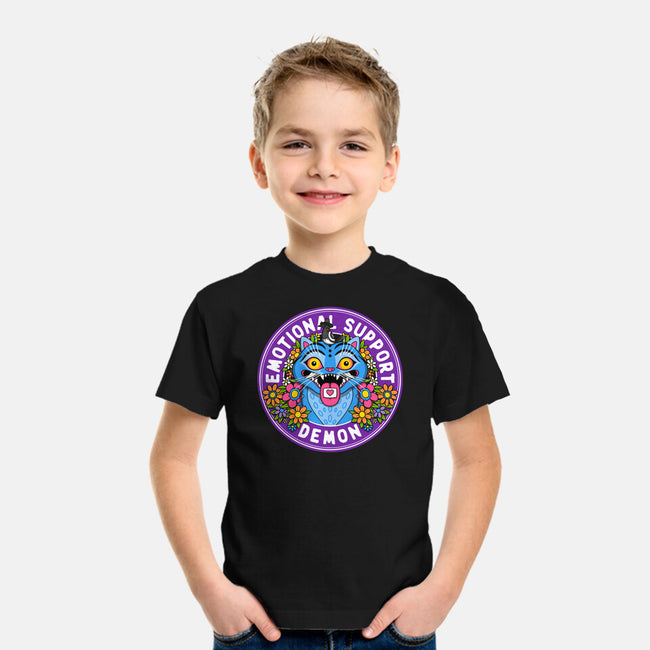 My Emotional Support Demon-Youth-Basic-Tee-drbutler