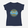 Cold Fusion Beer-Womens-V-Neck-Tee-drbutler