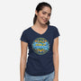 Cold Fusion Beer-Womens-V-Neck-Tee-drbutler