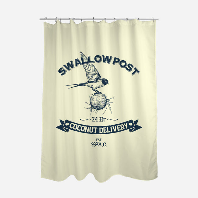 Swallow Post-None-Polyester-Shower Curtain-drbutler
