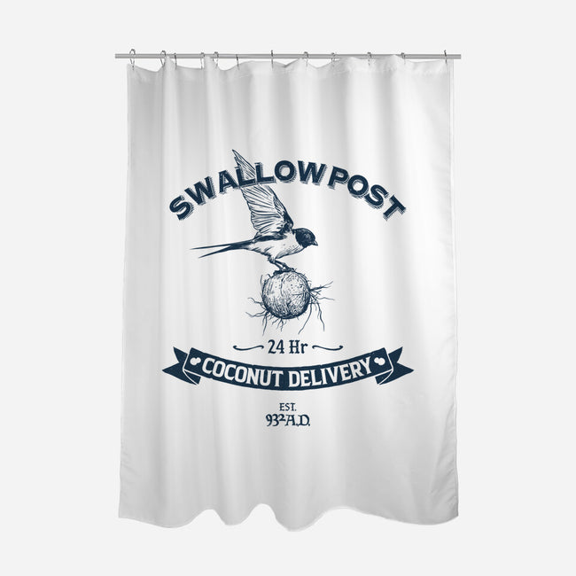 Swallow Post-None-Polyester-Shower Curtain-drbutler