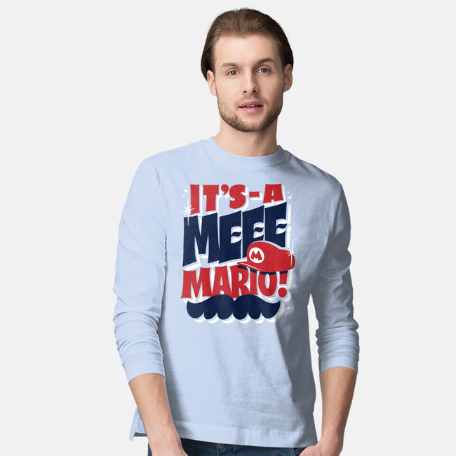 It's-A Meee-Mens-Long Sleeved-Tee-Wheels