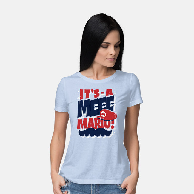 It's-A Meee-Womens-Basic-Tee-Wheels