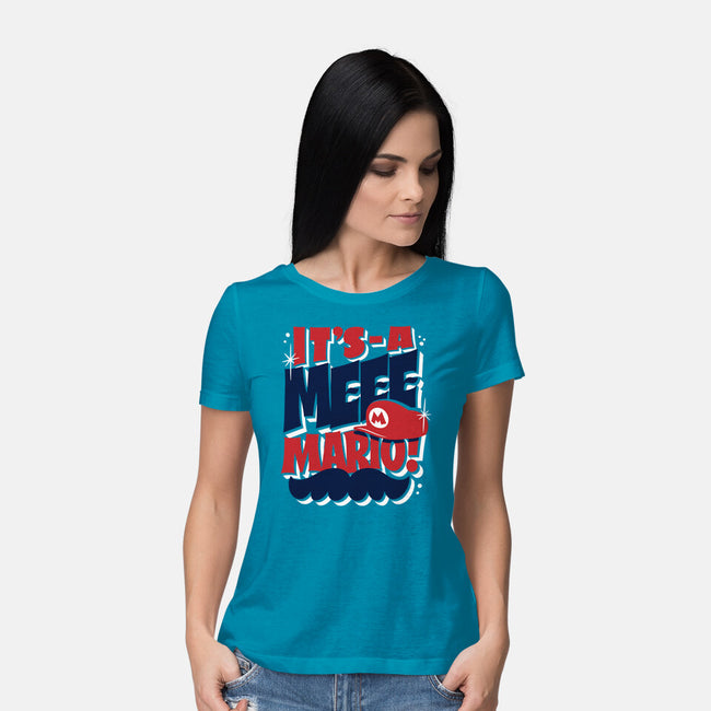 It's-A Meee-Womens-Basic-Tee-Wheels