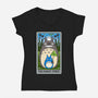 The Forest Spirit Tarot-Womens-V-Neck-Tee-drbutler