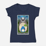 The Forest Spirit Tarot-Womens-V-Neck-Tee-drbutler