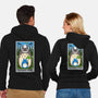 The Forest Spirit Tarot-Unisex-Zip-Up-Sweatshirt-drbutler