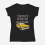 Spider Perks-Womens-V-Neck-Tee-alfbocreative