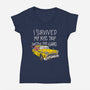 Spider Perks-Womens-V-Neck-Tee-alfbocreative
