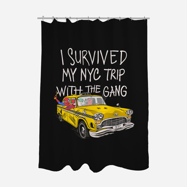 Spider Perks-None-Polyester-Shower Curtain-alfbocreative