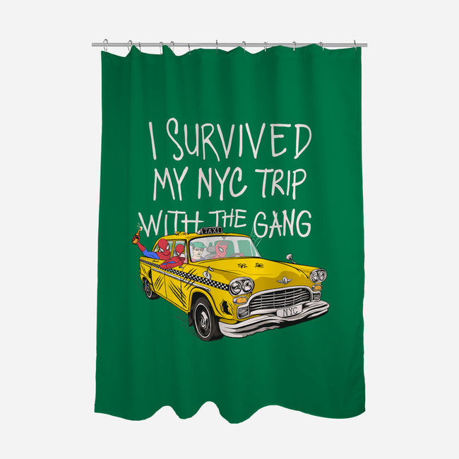 Spider Perks-None-Polyester-Shower Curtain-alfbocreative