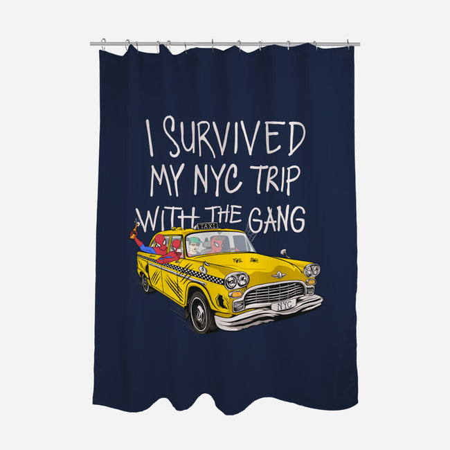 Spider Perks-None-Polyester-Shower Curtain-alfbocreative