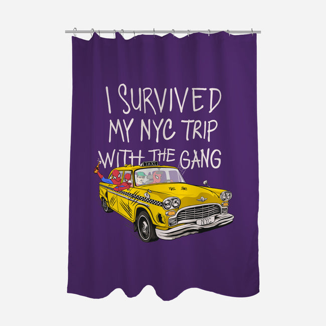 Spider Perks-None-Polyester-Shower Curtain-alfbocreative