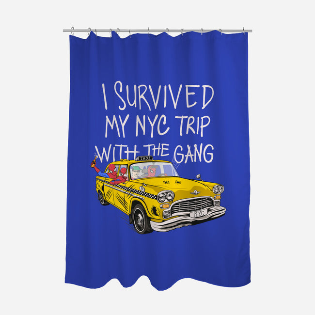 Spider Perks-None-Polyester-Shower Curtain-alfbocreative