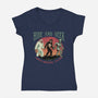 Hide And Seek Anti Social Club-Womens-V-Neck-Tee-glitchygorilla