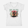 Hide And Seek Anti Social Club-Womens-V-Neck-Tee-glitchygorilla
