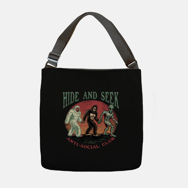 Hide And Seek Anti Social Club-None-Adjustable Tote-Bag-glitchygorilla