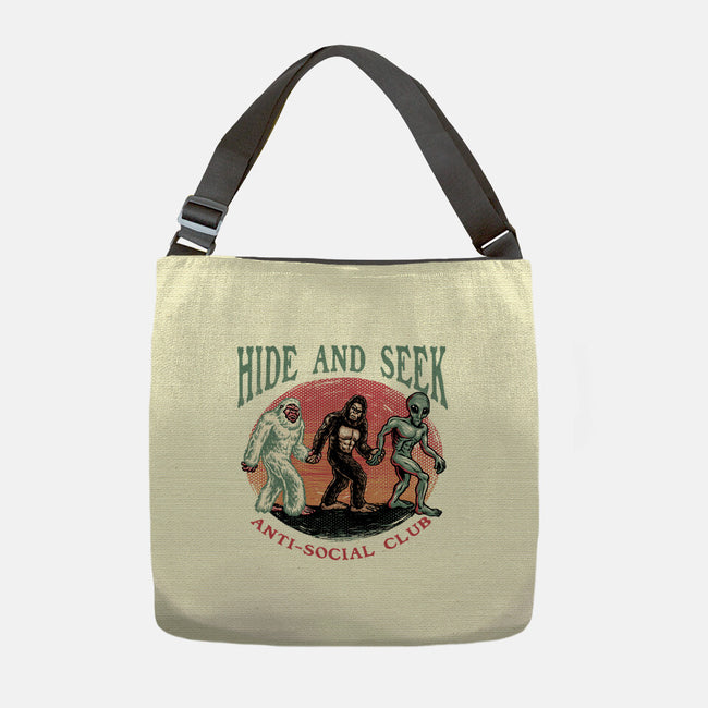Hide And Seek Anti Social Club-None-Adjustable Tote-Bag-glitchygorilla