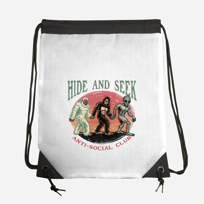 Hide And Seek Anti Social Club-None-Drawstring-Bag-glitchygorilla