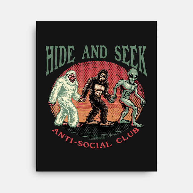 Hide And Seek Anti Social Club-None-Stretched-Canvas-glitchygorilla