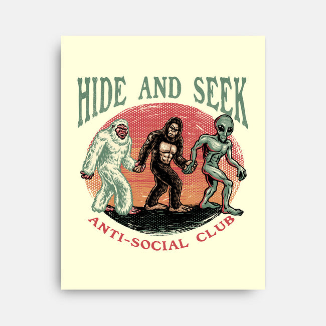 Hide And Seek Anti Social Club-None-Stretched-Canvas-glitchygorilla