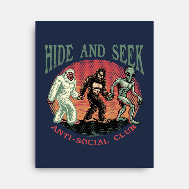 Hide And Seek Anti Social Club-None-Stretched-Canvas-glitchygorilla