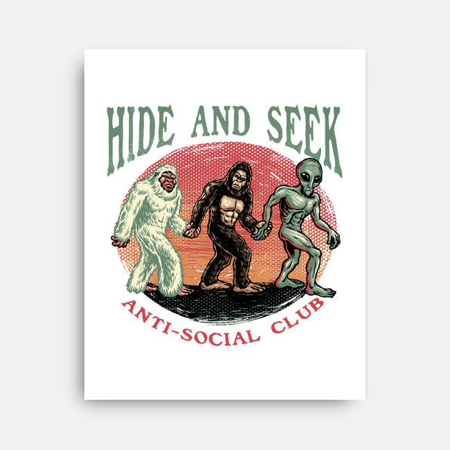 Hide And Seek Anti Social Club-None-Stretched-Canvas-glitchygorilla