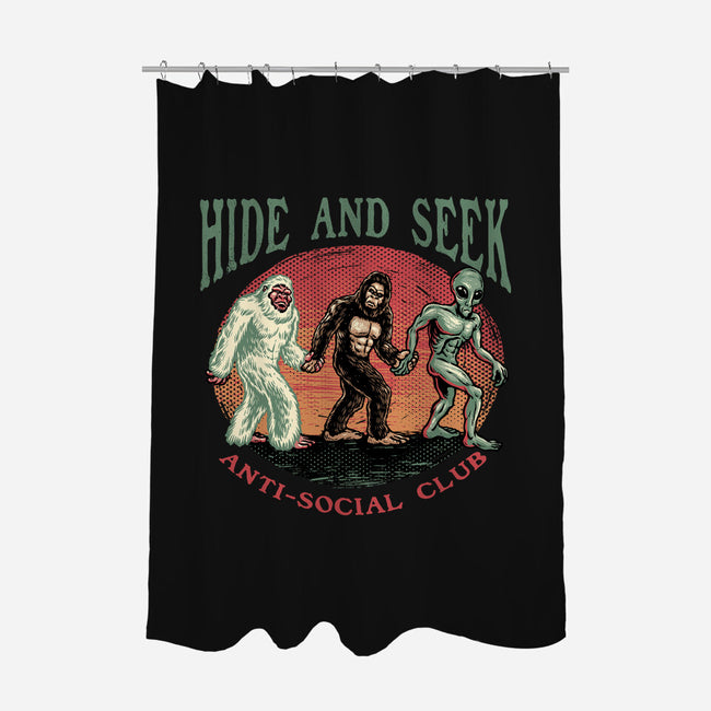 Hide And Seek Anti Social Club-None-Polyester-Shower Curtain-glitchygorilla