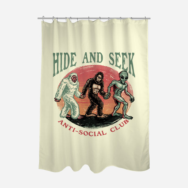 Hide And Seek Anti Social Club-None-Polyester-Shower Curtain-glitchygorilla