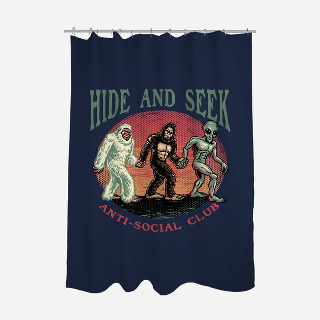 Hide And Seek Anti Social Club-None-Polyester-Shower Curtain-glitchygorilla