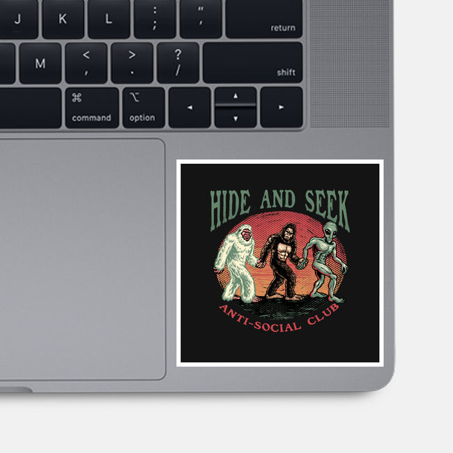 Hide And Seek Anti Social Club-None-Glossy-Sticker-glitchygorilla