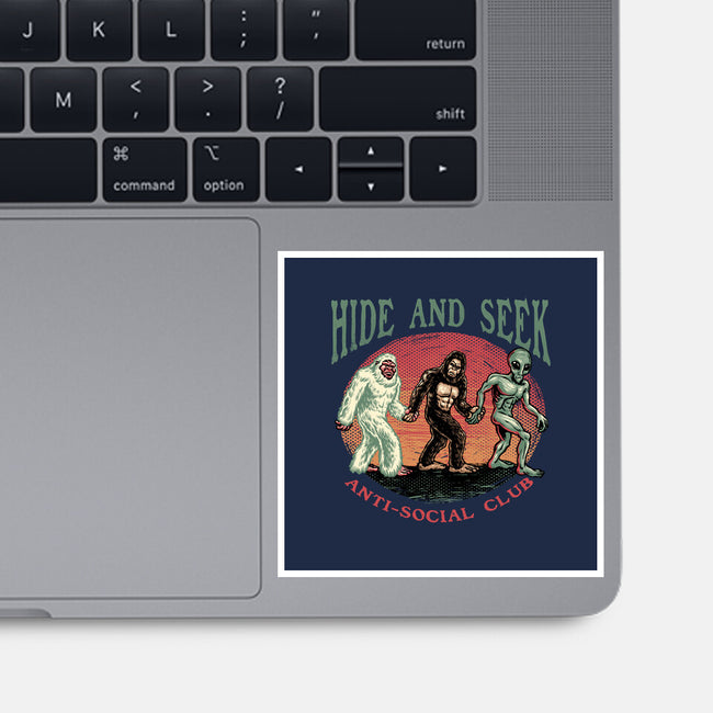 Hide And Seek Anti Social Club-None-Glossy-Sticker-glitchygorilla
