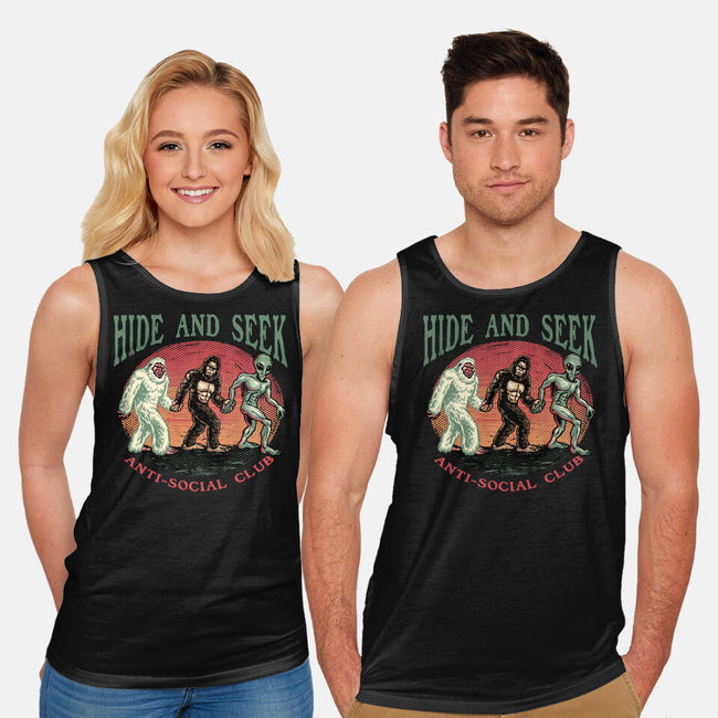 Hide And Seek Anti Social Club-Unisex-Basic-Tank-glitchygorilla