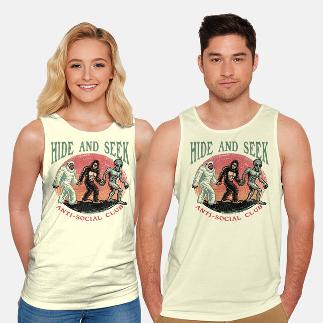 Hide And Seek Anti Social Club-Unisex-Basic-Tank-glitchygorilla