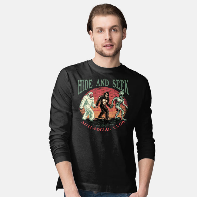 Hide And Seek Anti Social Club-Mens-Long Sleeved-Tee-glitchygorilla
