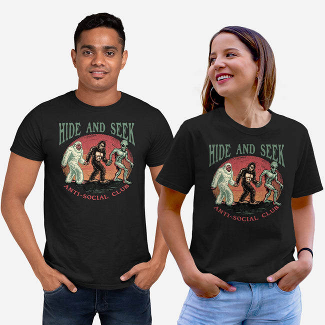 Hide And Seek Anti Social Club-Unisex-Basic-Tee-glitchygorilla