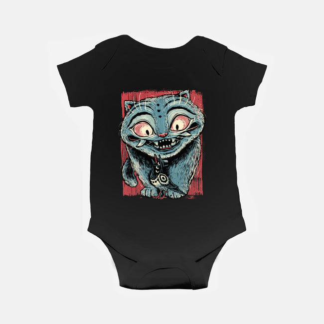 Tiger And Crow Duo-Baby-Basic-Onesie-glitchygorilla