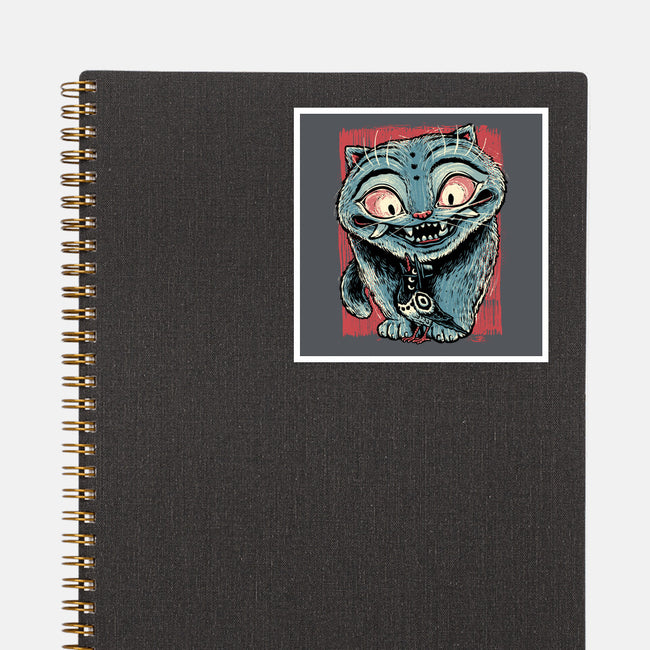 Tiger And Crow Duo-None-Glossy-Sticker-glitchygorilla