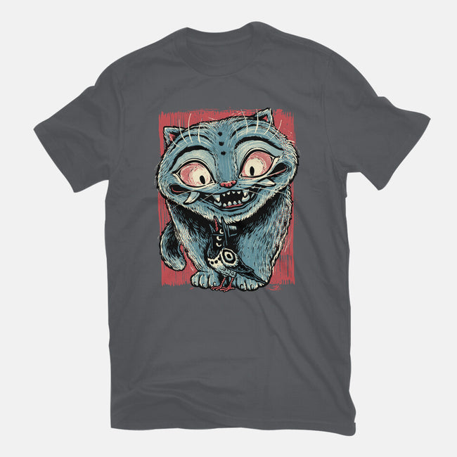 Tiger And Crow Duo-Womens-Fitted-Tee-glitchygorilla