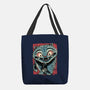 Tiger And Crow Duo-None-Basic Tote-Bag-glitchygorilla