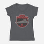 Star Destroyer-Womens-V-Neck-Tee-SuperEdu