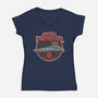 Star Destroyer-Womens-V-Neck-Tee-SuperEdu