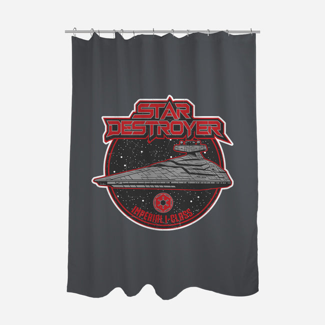Star Destroyer-None-Polyester-Shower Curtain-SuperEdu