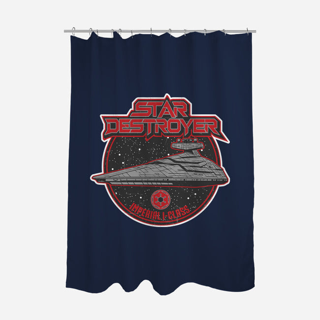 Star Destroyer-None-Polyester-Shower Curtain-SuperEdu