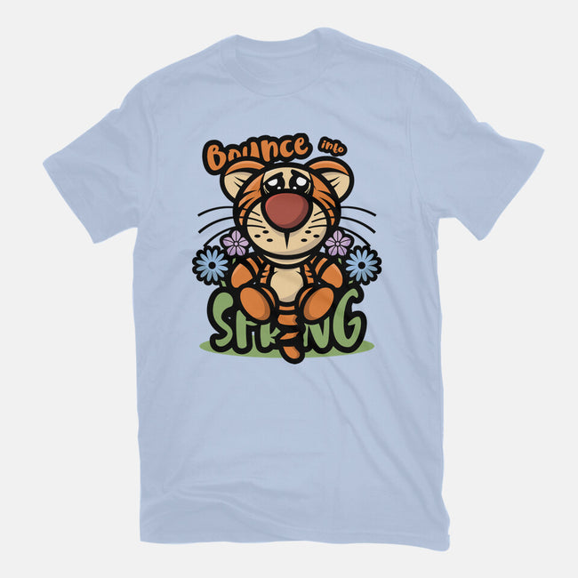 Bounce Into Spring-Womens-Basic-Tee-jrberger