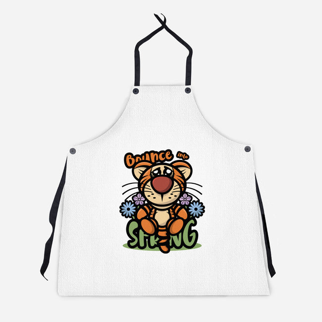 Bounce Into Spring-Unisex-Kitchen-Apron-jrberger