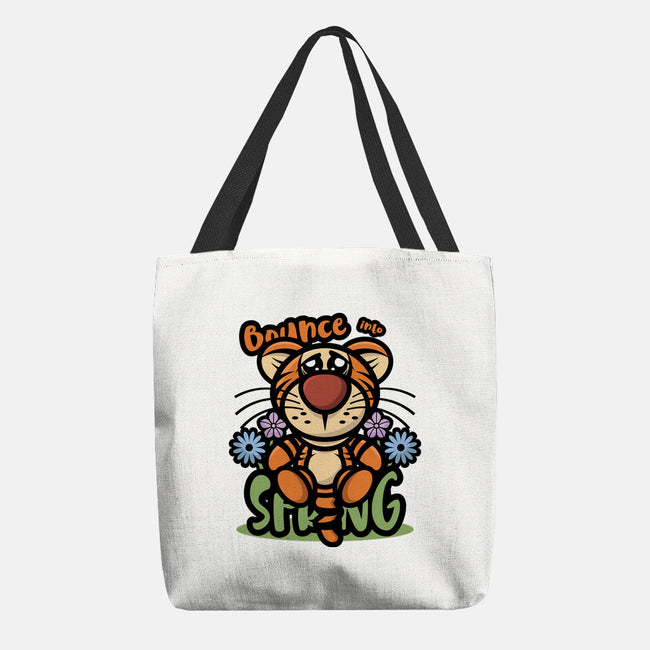 Bounce Into Spring-None-Basic Tote-Bag-jrberger