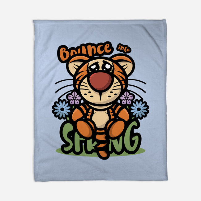 Bounce Into Spring-None-Fleece-Blanket-jrberger