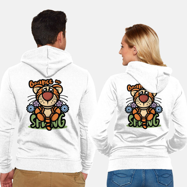 Bounce Into Spring-Unisex-Zip-Up-Sweatshirt-jrberger